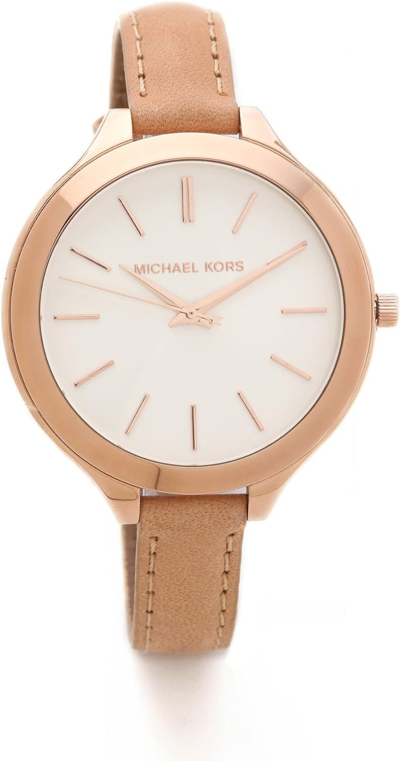 Michael Kors Slim Runway Women's Watch, Stainless Steel Bracelet Watch for Women