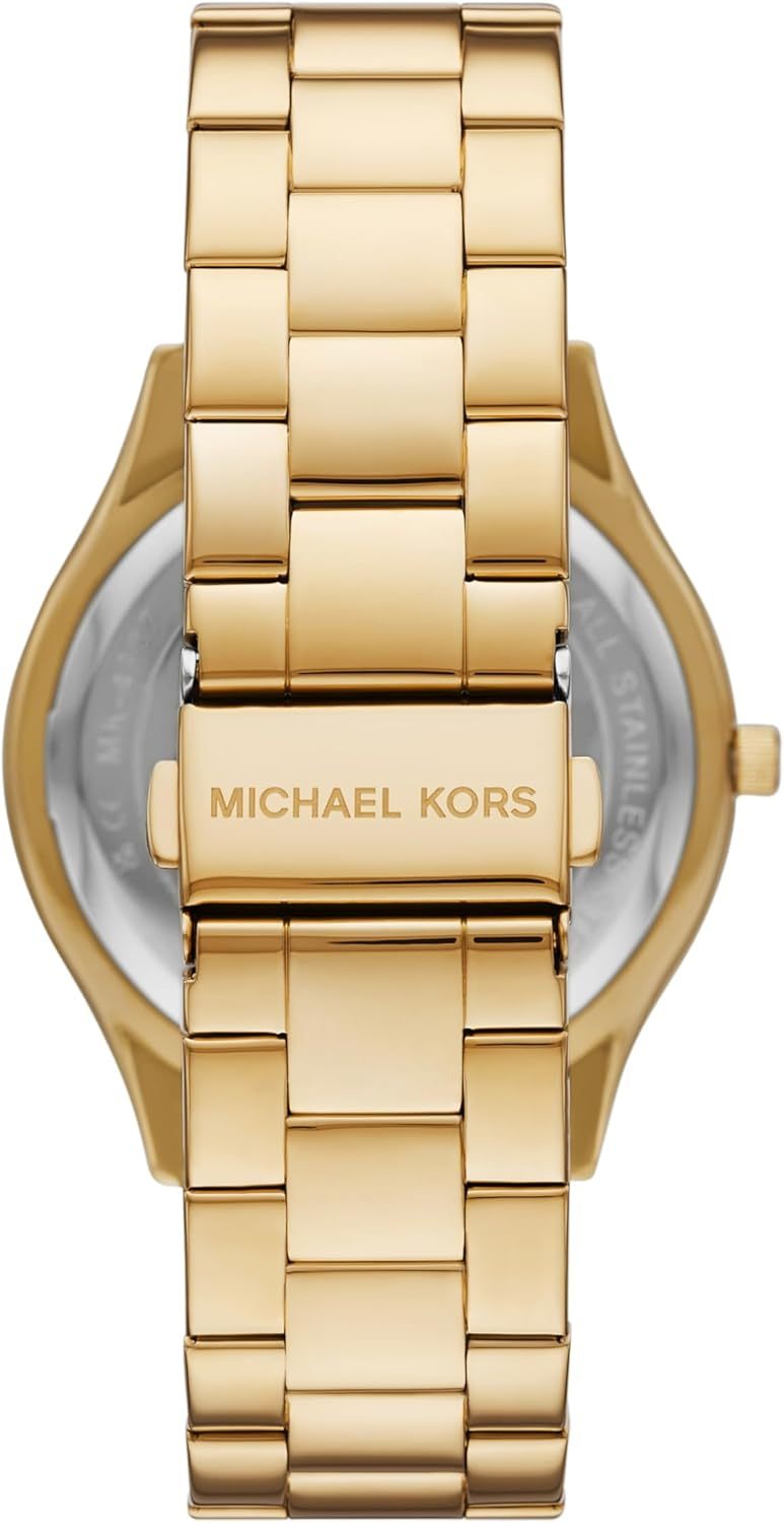 Michael Kors Slim Runway Women's Watch, Stainless Steel Bracelet Watch for Women