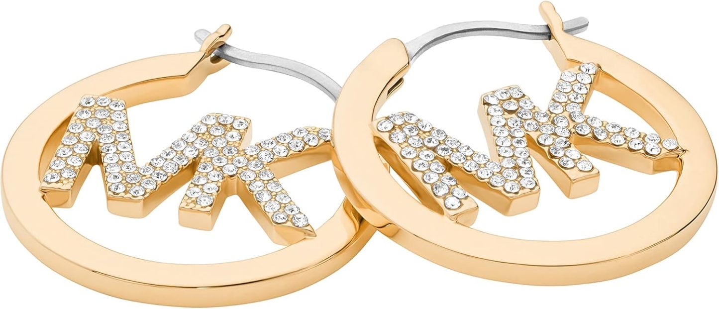 19 Styles - Michthtael Kors Gold-Tone Hoop Earrings for Women; Huggie Earrings for Women; Stainless Steel Earrings; Jewelry for Women