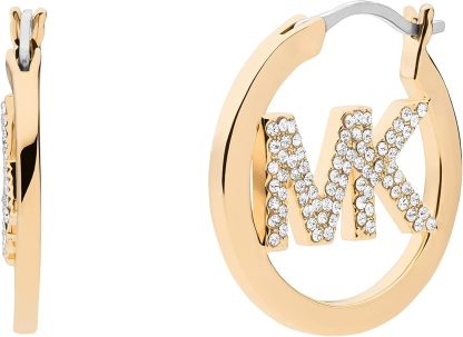 19 Styles - Michthtael Kors Gold-Tone Hoop Earrings for Women; Huggie Earrings for Women; Stainless Steel Earrings; Jewelry for Women
