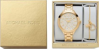 Michael Kors Slim Runway Women's Watch, Stainless Steel Bracelet Watch for Women