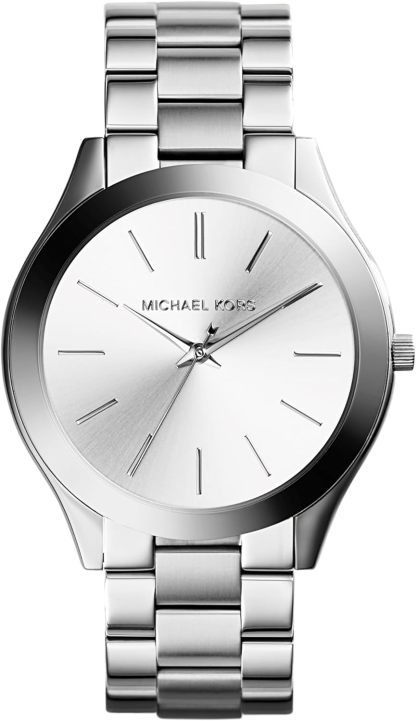 Michael Kors Slim Runway Women's Watch, Stainless Steel Bracelet Watch for Women