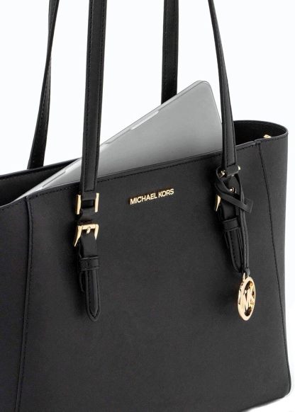 Michthtael Kors Charlotte Large 3-in-1 Tote Crossbody Handbag Leather