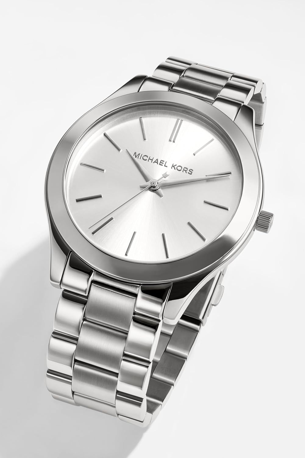Michael Kors Slim Runway Women's Watch, Stainless Steel Bracelet Watch for Women