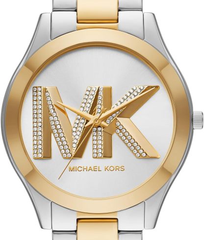 Michael Kors Slim Runway Women's Watch, Stainless Steel Bracelet Watch for Women