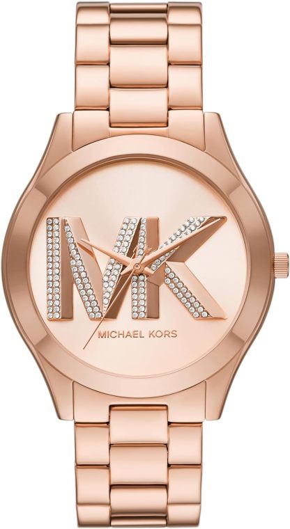 Michael Kors Slim Runway Women's Watch, Stainless Steel Bracelet Watch for Women