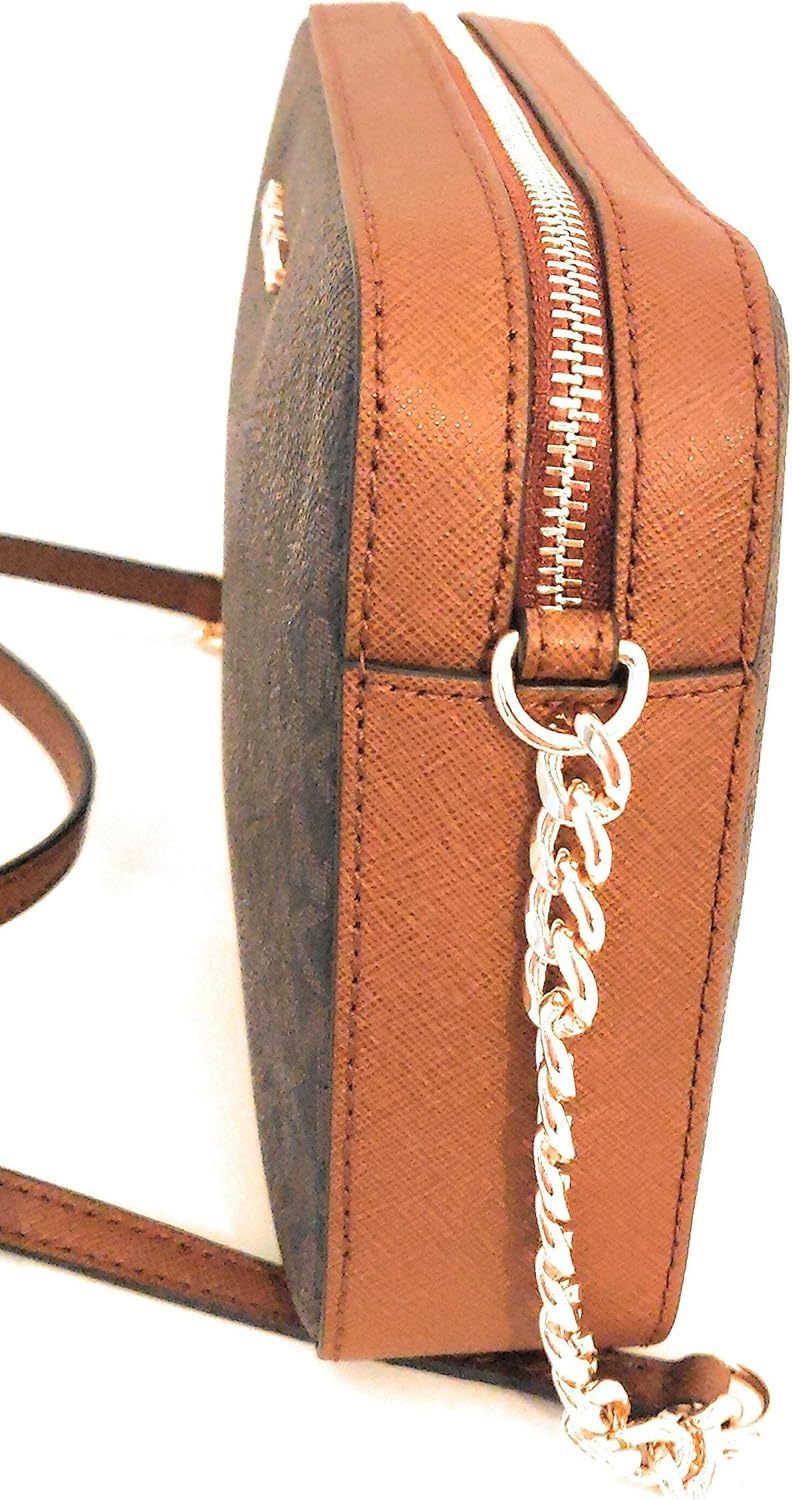 3 Styltes - Michthtael Kors Women's Jet Set Item Lg Crossbody Signature PVC