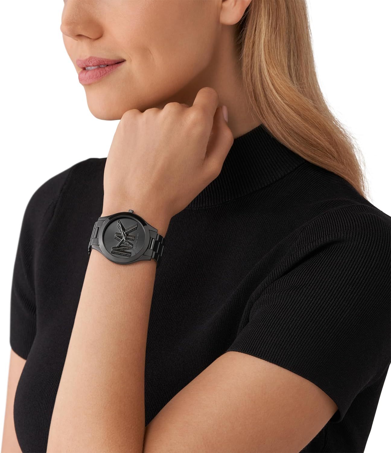 Michael Kors Slim Runway Women's Watch, Stainless Steel Bracelet Watch for Women