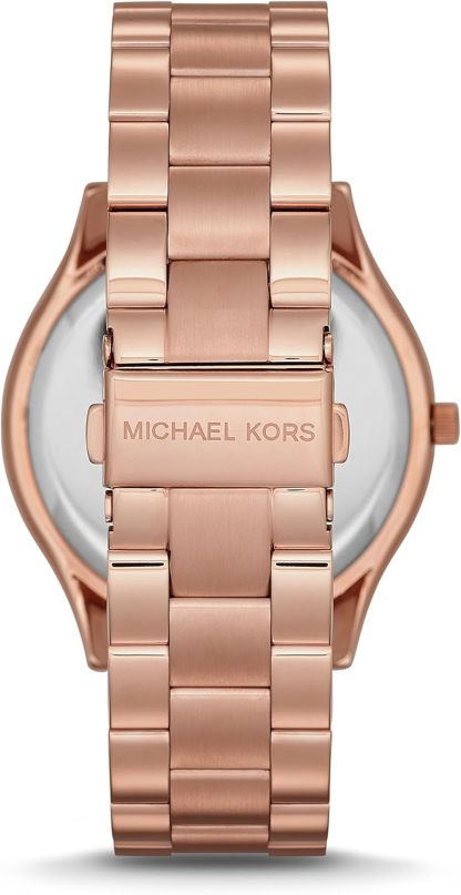 Michael Kors Slim Runway Women's Watch, Stainless Steel Bracelet Watch for Women