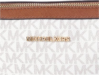 3 Styltes - Michthtael Kors Women's Jet Set Item Lg Crossbody Signature PVC