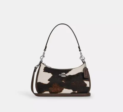 Teri Shoulder Bag With Cow Print