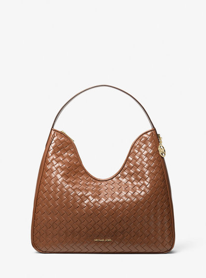 Nayla Medium Woven Shoulder Bag