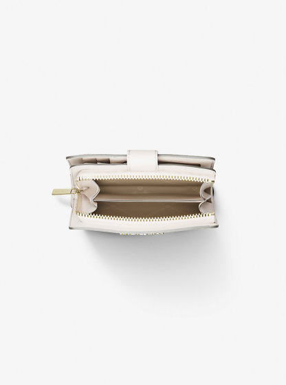 [Copy]MICHAEL KORS Harrison Saffiano Leather Billfold Wallet With Coin Pocket Black 36S4LHRF3L