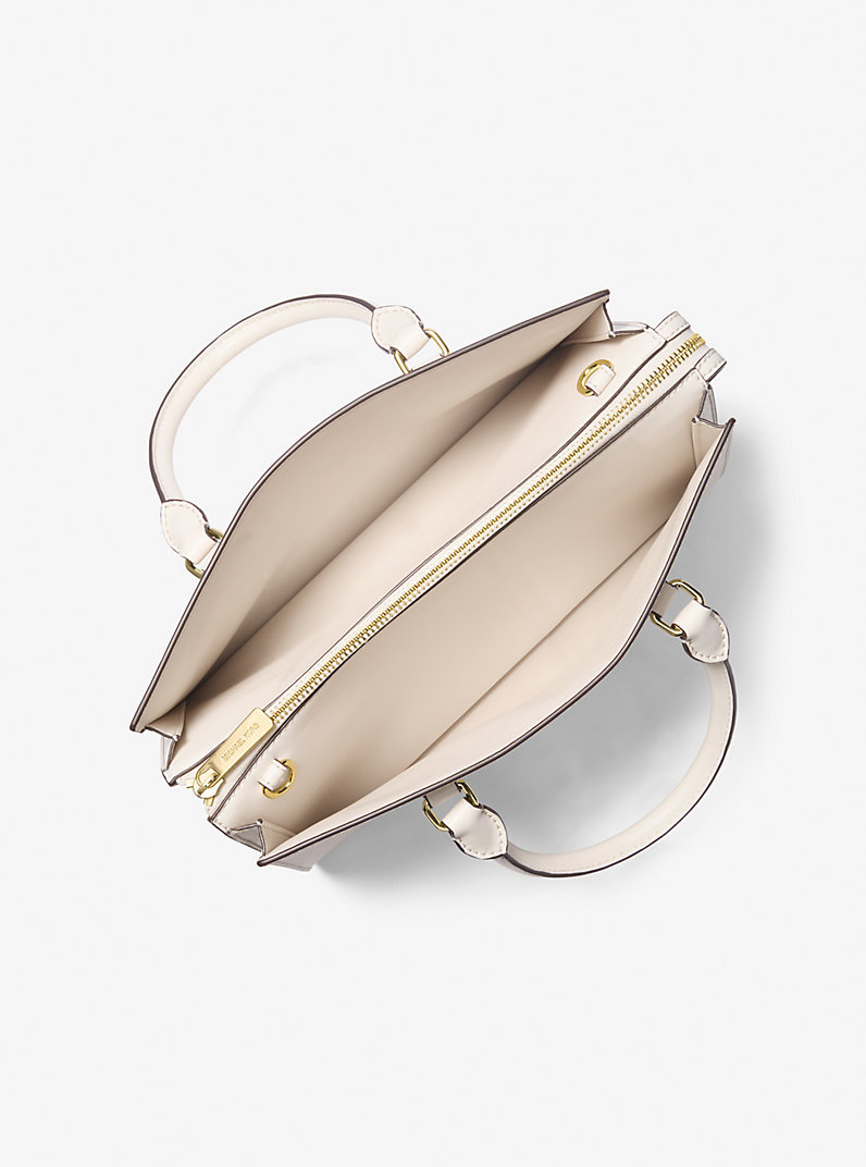 Sheila Medium Heart Embroidered Satchel