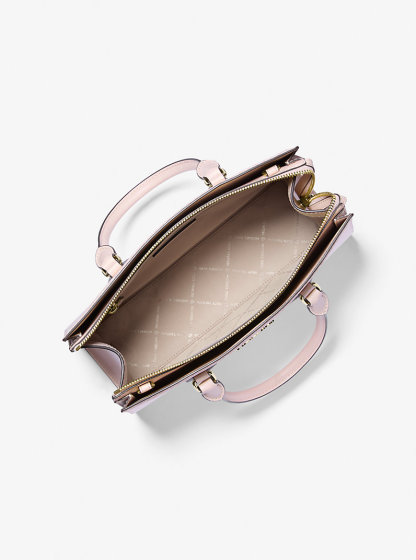 Sheila Medium Heart Embroidered Satchel