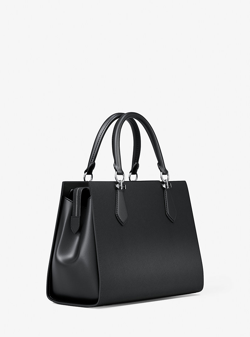 Marilyn Medium Saffiano Leather Satchel