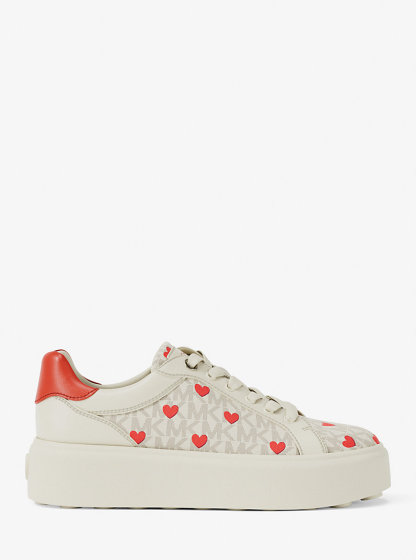 Romey Printed Signature Logo Platform Sneaker