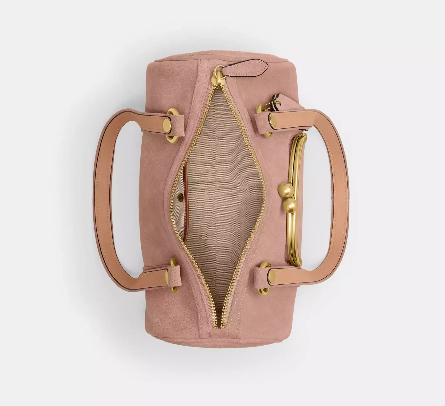 Kisslock Barrel Bag