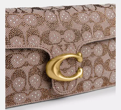 Tabby Shoulder Bag 26 In Crystal Signature Jacquard