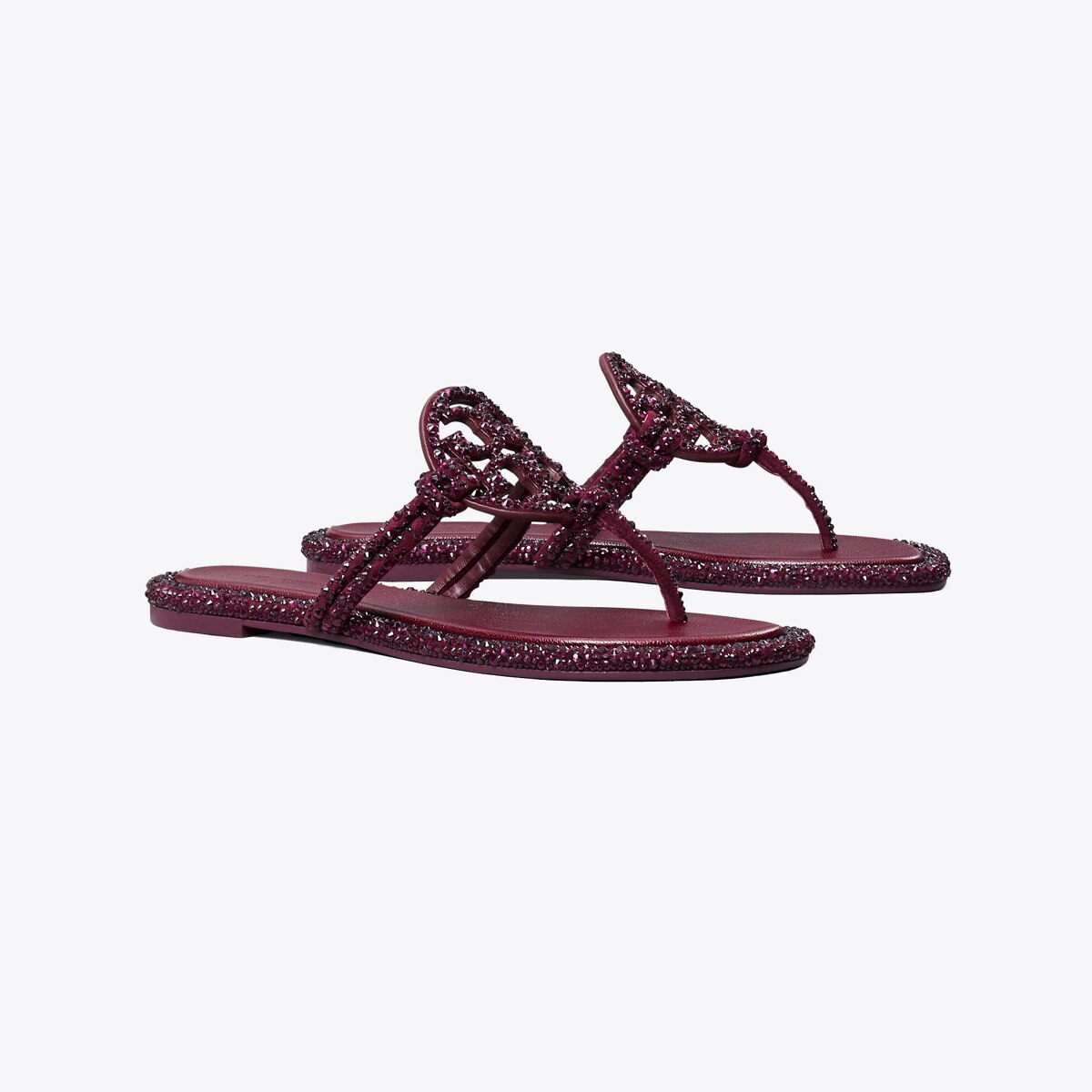 MILLER CRYSTAL KNOTTED SANDAL