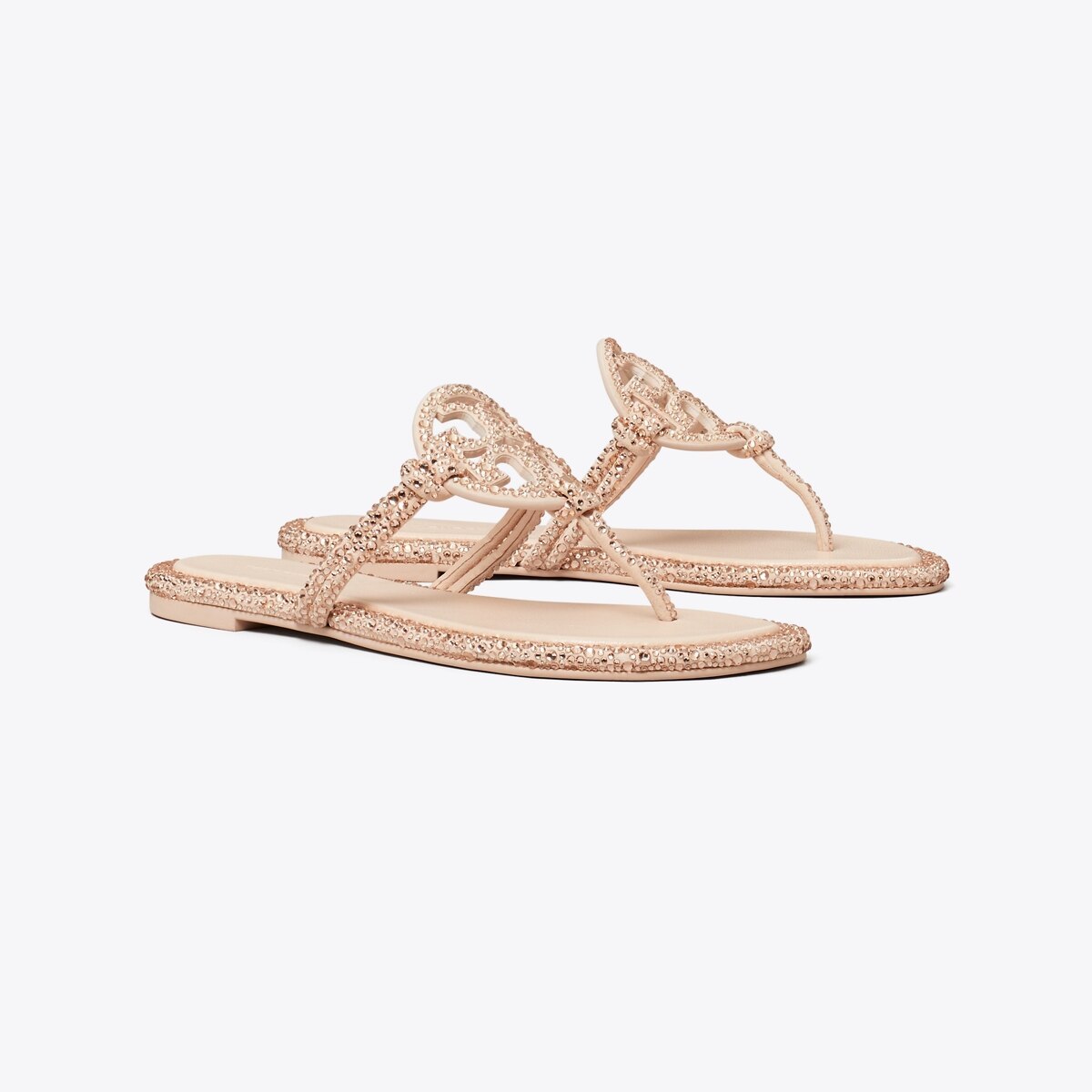 MILLER CRYSTAL KNOTTED SANDAL