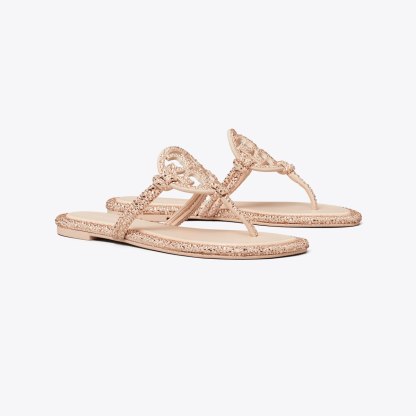 MILLER CRYSTAL KNOTTED SANDAL