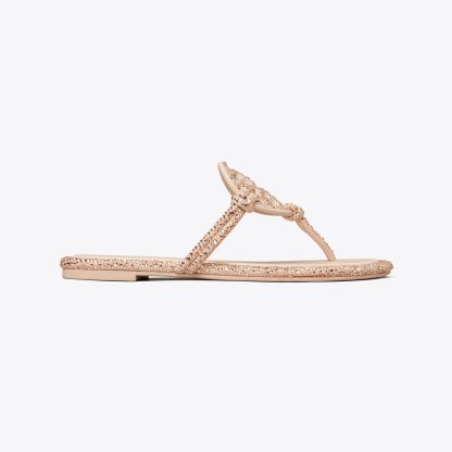 MILLER CRYSTAL KNOTTED SANDAL