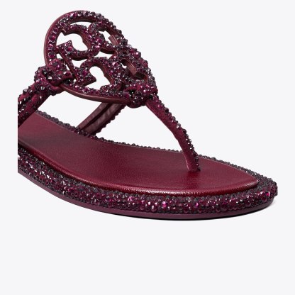 MILLER CRYSTAL KNOTTED SANDAL