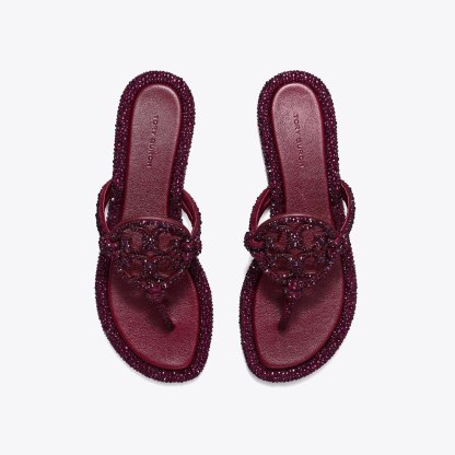 MILLER CRYSTAL KNOTTED SANDAL