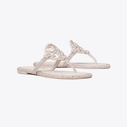 MILLER CRYSTAL KNOTTED SANDAL