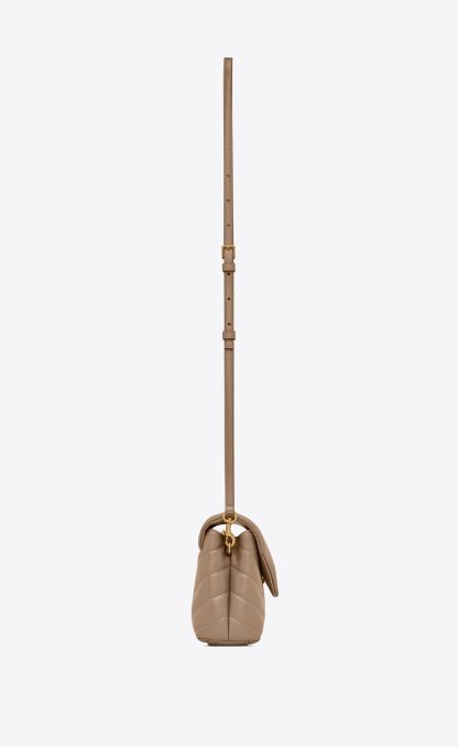 LOULOU TOY STRAP BAG IN MATELASS "Y" LEATHER