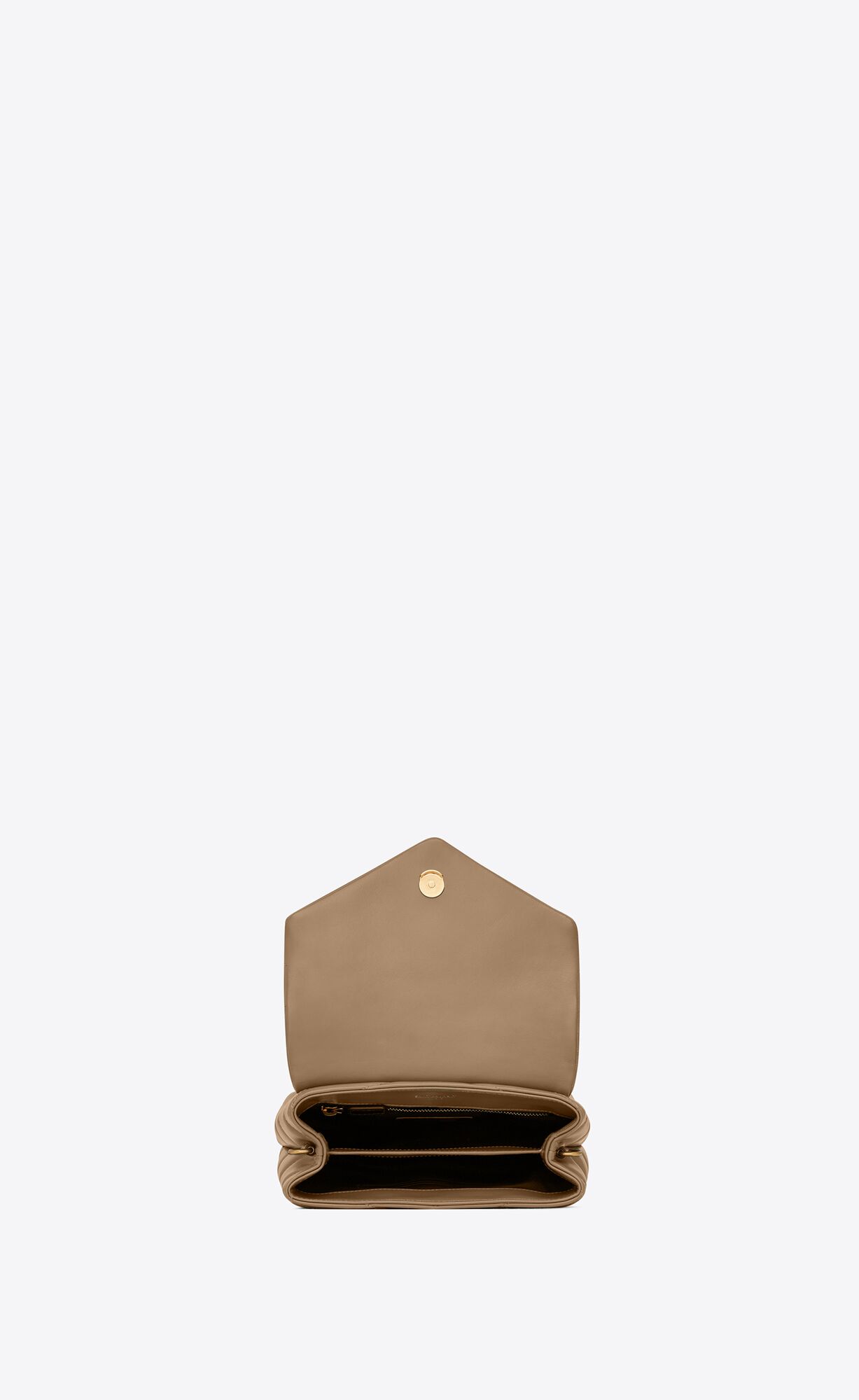 LOULOU TOY STRAP BAG IN MATELASS "Y" LEATHER