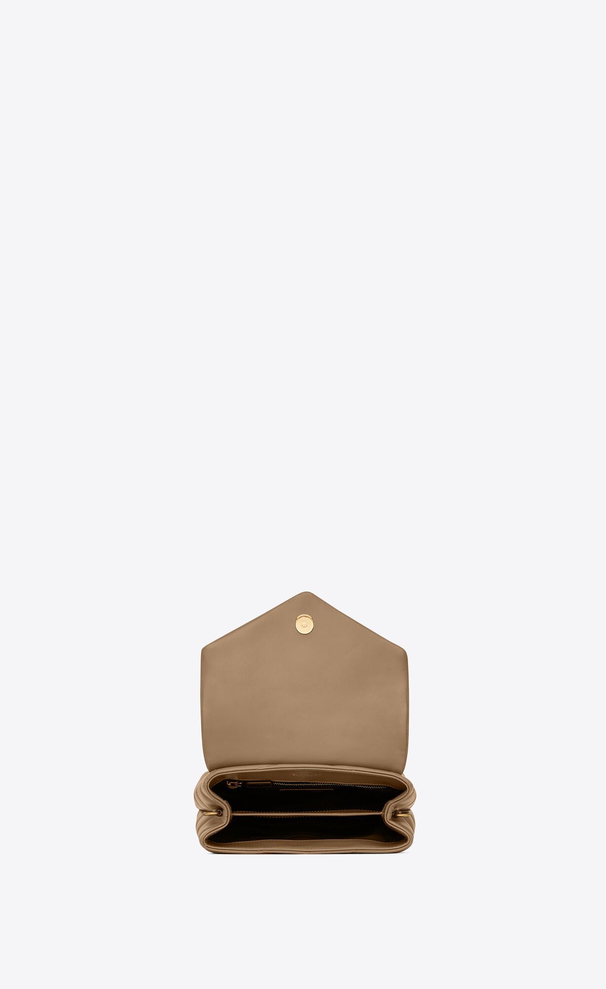 LOULOU TOY STRAP BAG IN MATELASS "Y" LEATHER