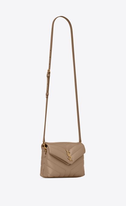 LOULOU TOY STRAP BAG IN MATELASS "Y" LEATHER