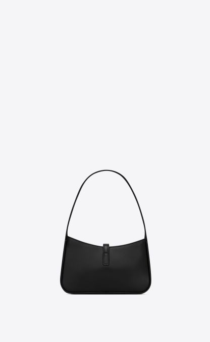 LE 5  7 MINI IN SMOOTH LEATHER-NOIR