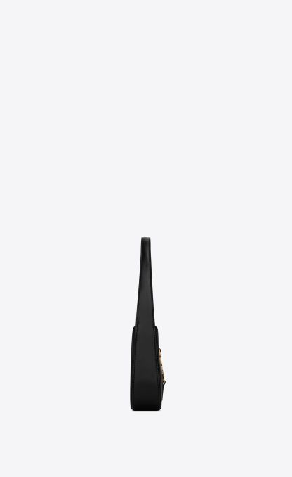 LE 5  7 MINI IN SMOOTH LEATHER-NOIR