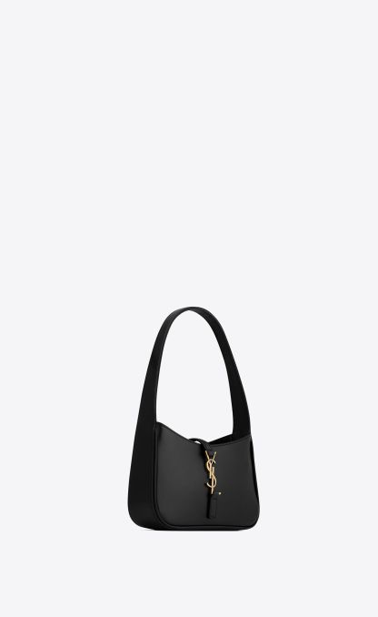 LE 5  7 MINI IN SMOOTH LEATHER-NOIR