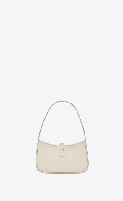 LE 5  7 MINI IN SMOOTH LEATHER-BLANC VINTAGE