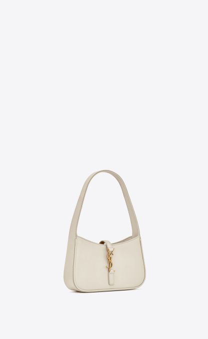 LE 5  7 MINI IN SMOOTH LEATHER-BLANC VINTAGE
