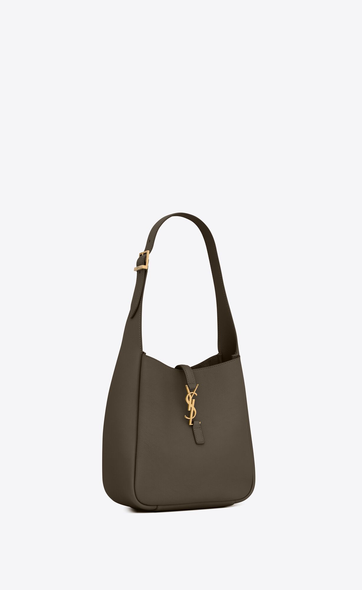 SMALL LE 5  7 SUPPLE IN SMOOTH LEATHER-GREY