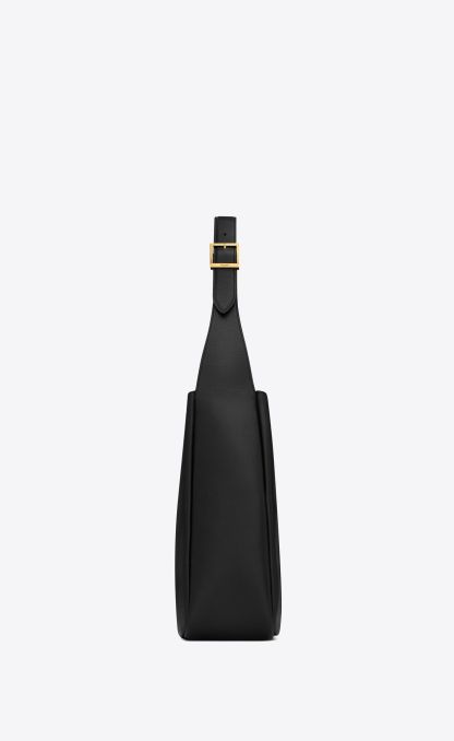 LARGE LE 5  7 SUPPLE IN SMOOTH LEATHER-BLACK