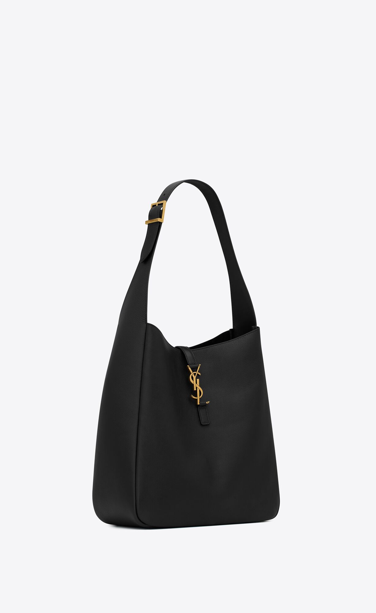 LARGE LE 5  7 SUPPLE IN SMOOTH LEATHER-BLACK