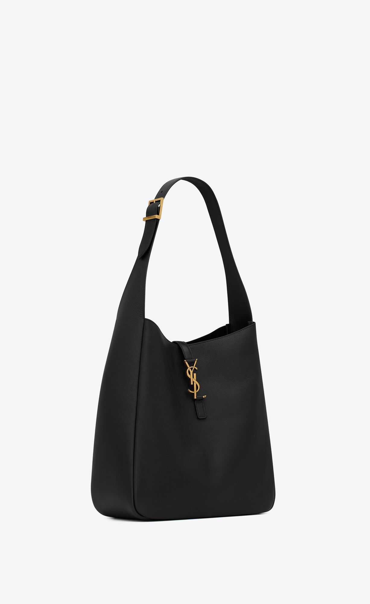 LARGE LE 5  7 SUPPLE IN SMOOTH LEATHER-BLACK