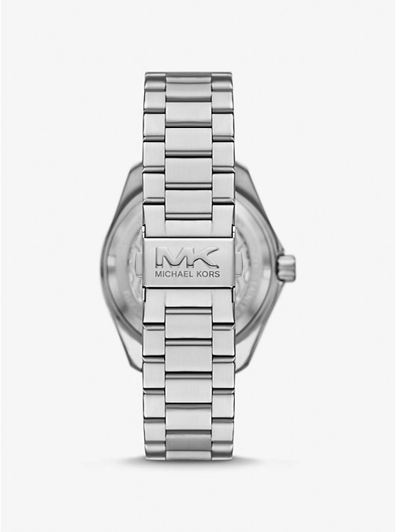 Oversized Maritime Silver-Tone Watch
