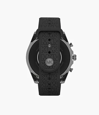 Michaethtl Kors Gen 6 Bradshaw Rose Gold-Tone Stainless Steel Smartwatch Black