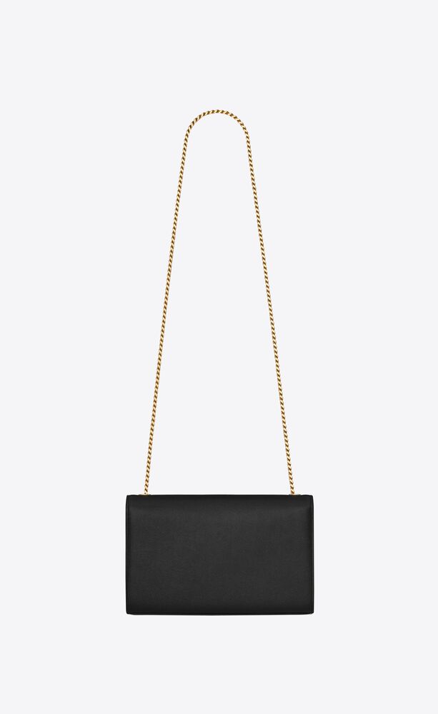 KATE MEDIUM CHAIN BAG IN GRAIN DE POUDRE EMBOSSED LEATHER