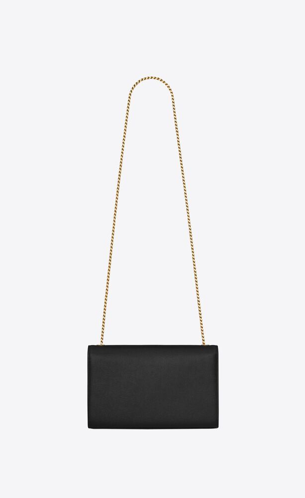 KATE MEDIUM CHAIN BAG IN GRAIN DE POUDRE EMBOSSED LEATHER