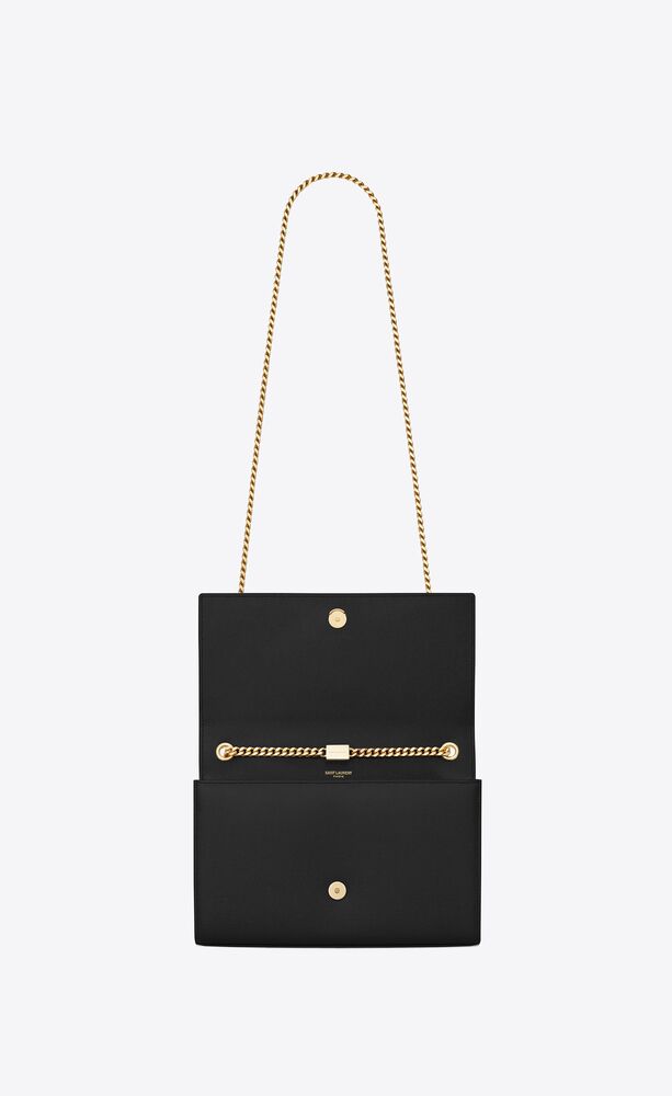 KATE MEDIUM CHAIN BAG IN GRAIN DE POUDRE EMBOSSED LEATHER