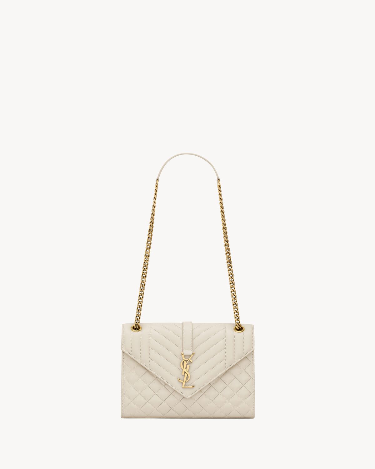 MEDIUM ENVELOPE IN MATELASS LAMBSKIN