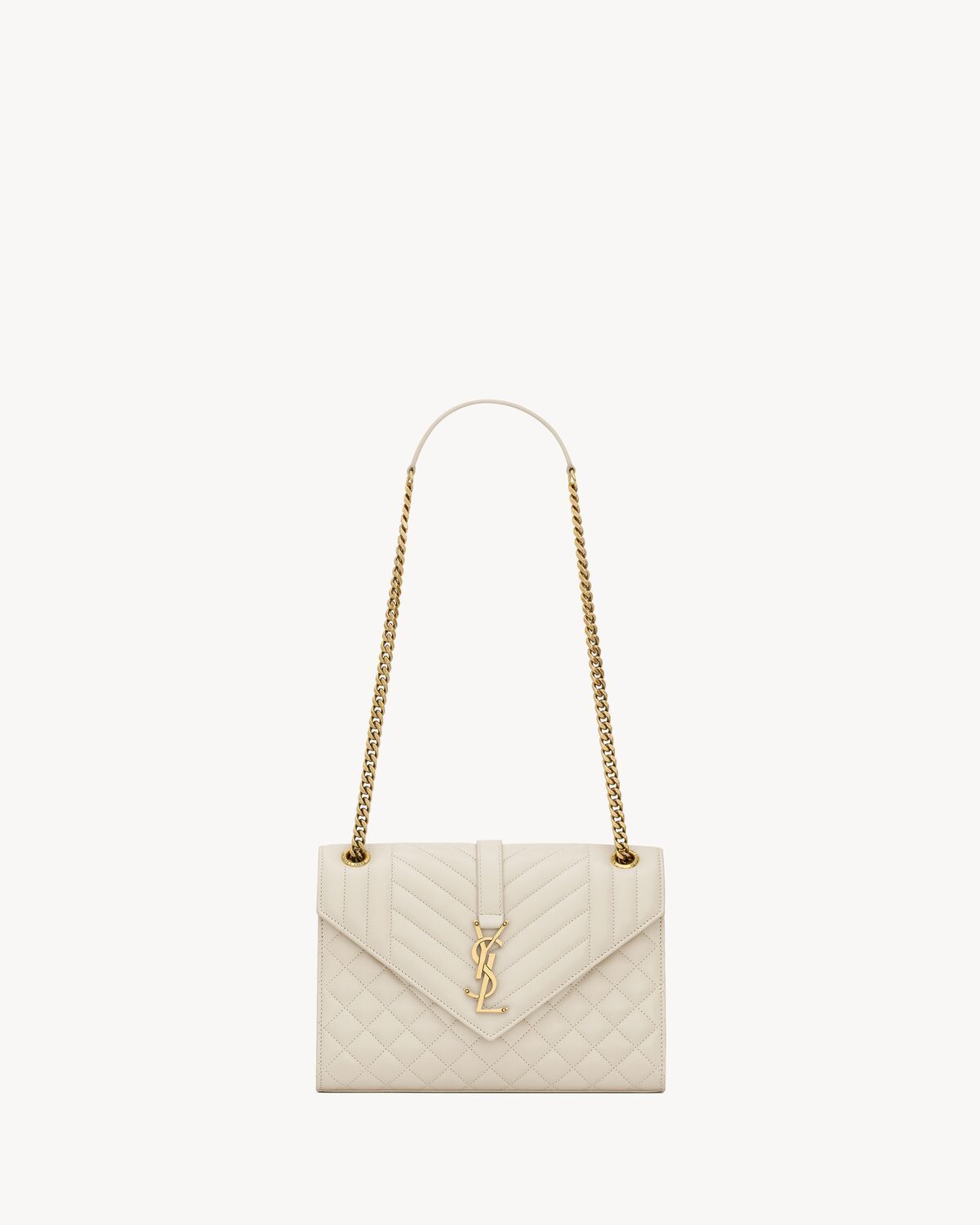 MEDIUM ENVELOPE IN MATELASS LAMBSKIN